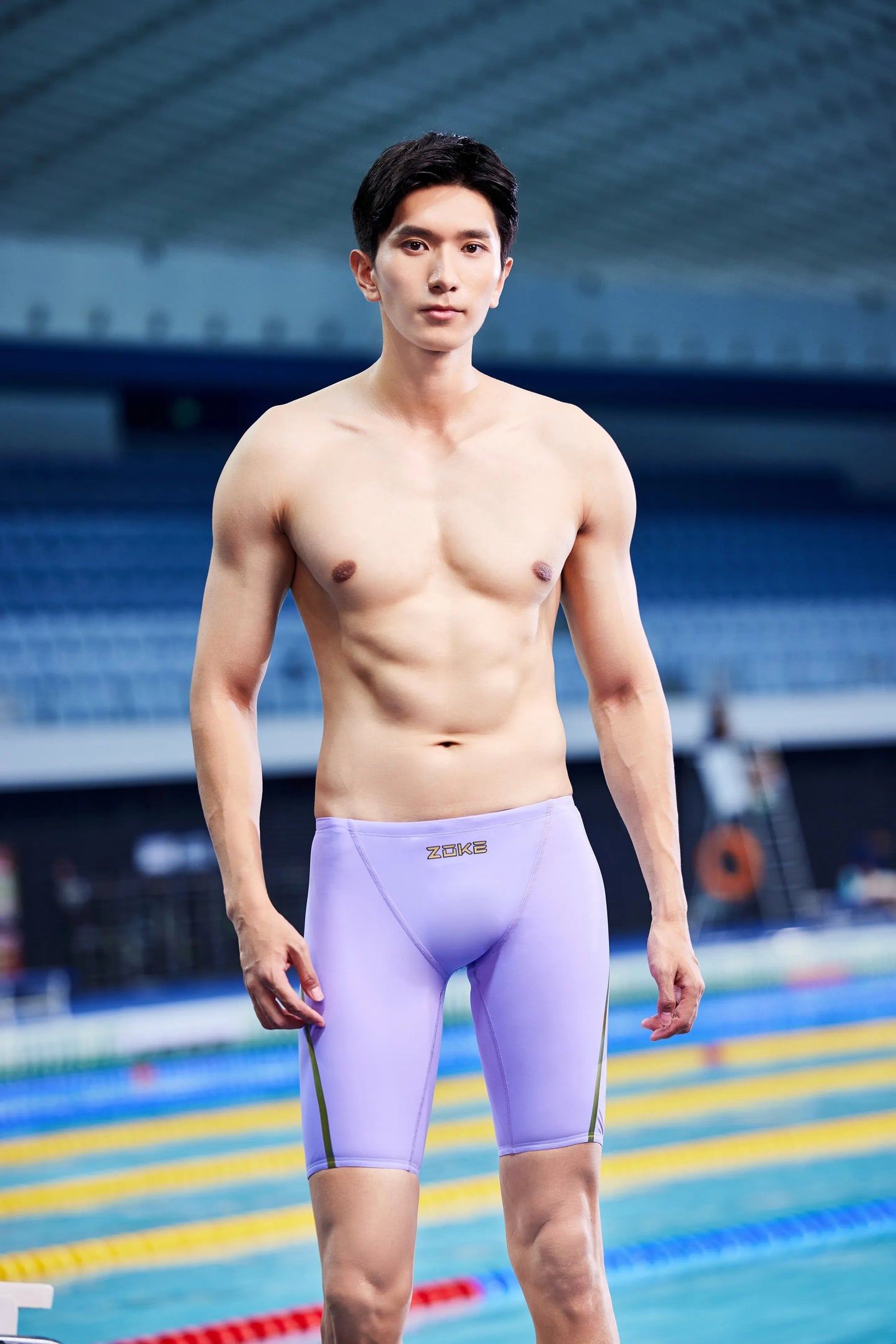 ZOKE男子竞技五分泳裤125536887
