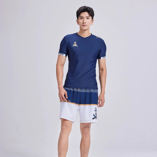 ZOKE男子休闲泳装戏水短袖上衣125608101