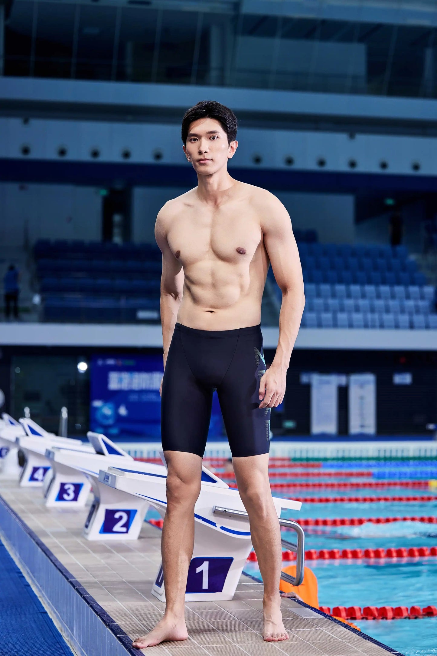 ZOKE男子健身五分泳裤125602303