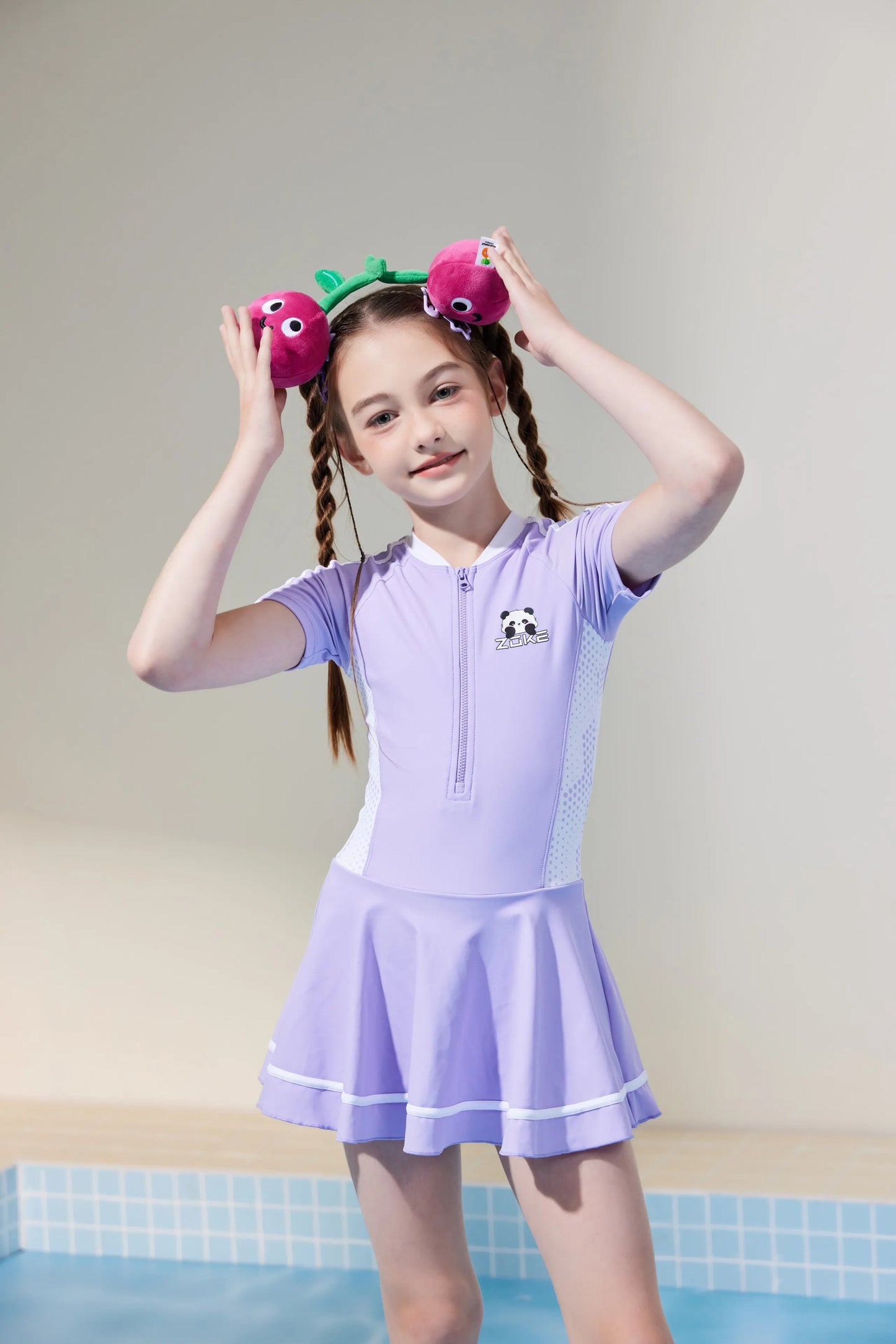 ZOKE青少年休闲女童连体裙摆125604501