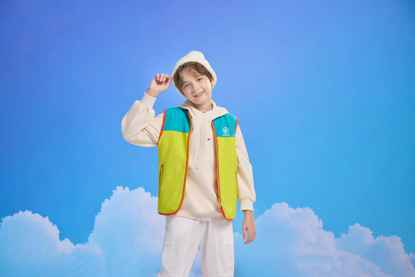 ZOKE团队服装外套青少年冲锋马甲525606102Y