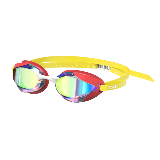 Adult Competitive Electroplated Swim Goggles (Silicone-Coated — Long-Lasting Anti-Fog) 626501260
