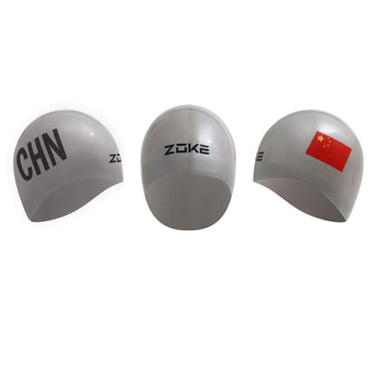 ZOKE竞赛泳帽国旗球型帽(可定制)626303229M