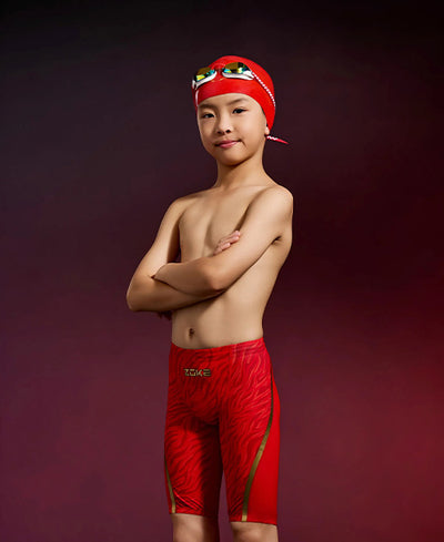 ZOKE男童青少年竞技FINA五分泳裤126526897
