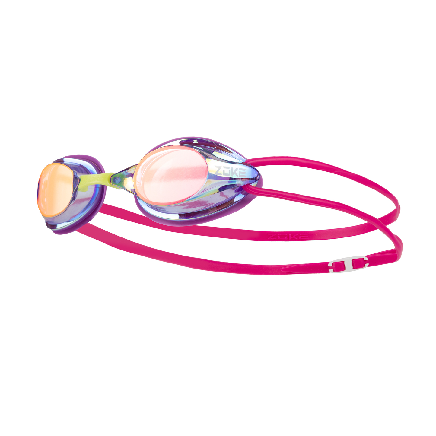 Adult Competitive Electroplated Prescription Swim Goggles — 624501303