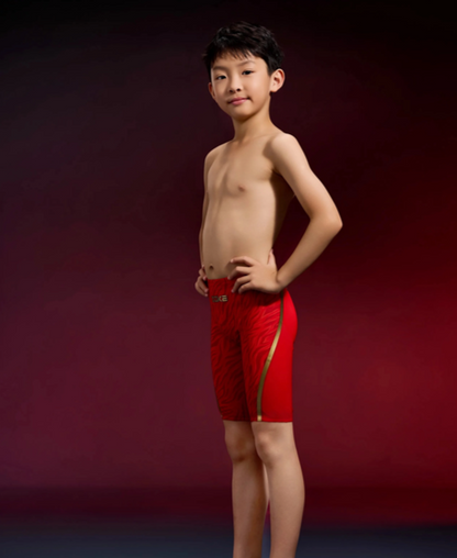 ZOKE男童青少年竞技FINA五分泳裤126526897