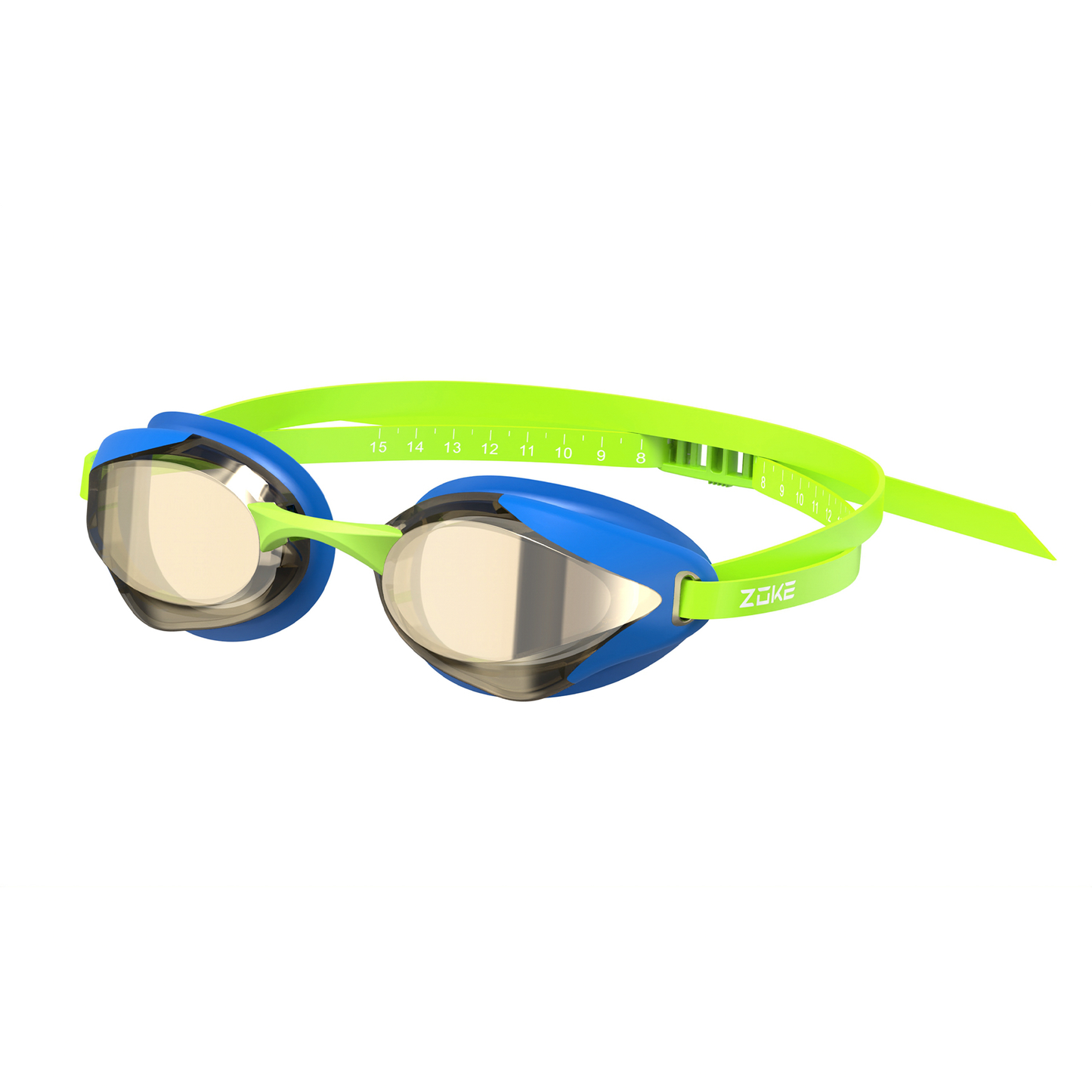 Adult Competitive Electroplated Swim Goggles (Silicone-Coated — Long-Lasting Anti-Fog) 626501260