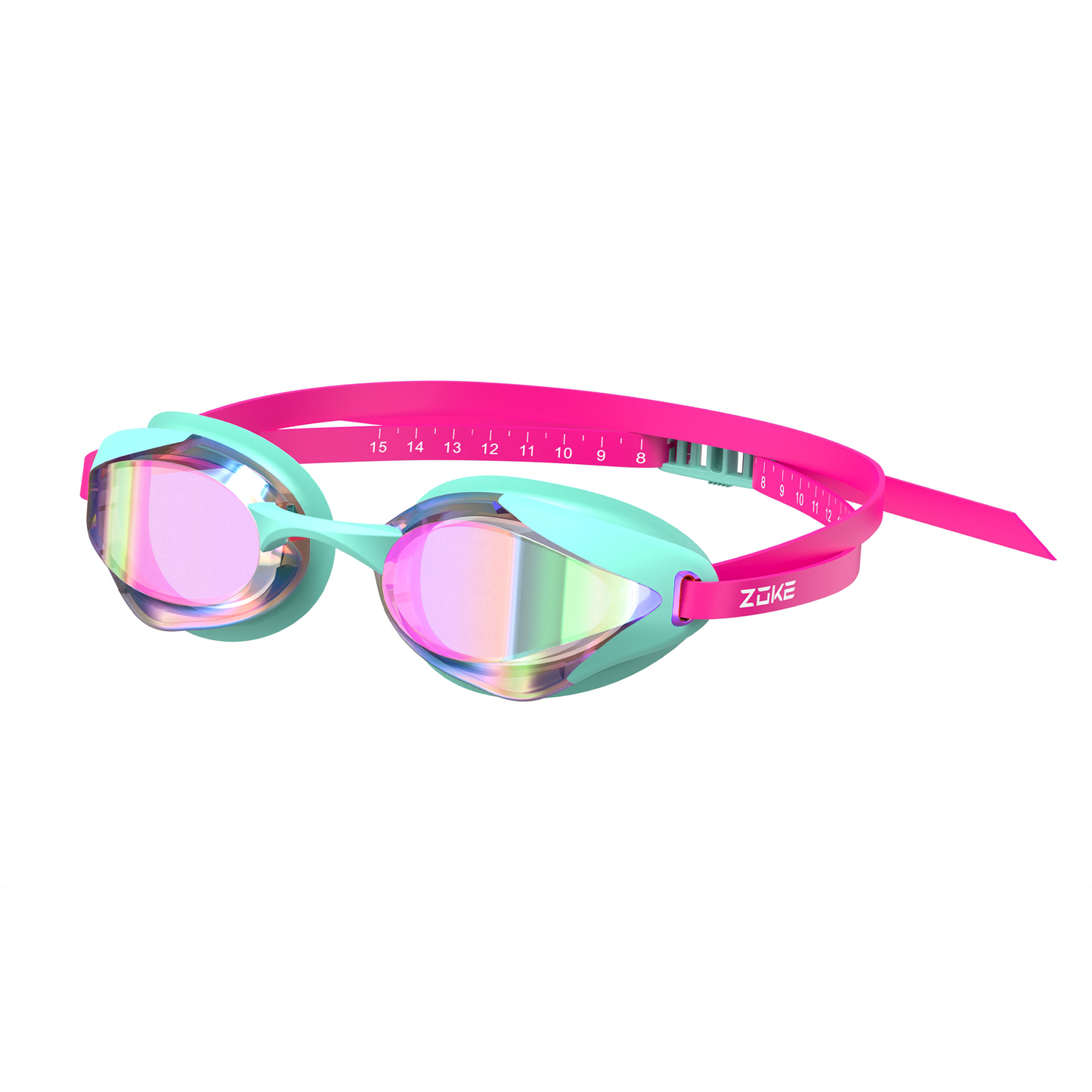 Adult Competitive Electroplated Swim Goggles (Silicone-Coated — Long-Lasting Anti-Fog) 626501260