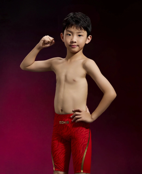 ZOKE男童青少年竞技FINA五分泳裤126526897